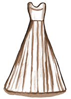 A-Linie Schnitt Brautkleid und Hochzeitskleid