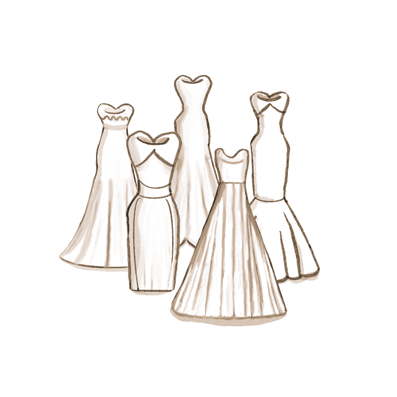 Brautkleid und Hochzeitskleid Schnitte aus unserem Showroom in Oberaudorf - zwischen Rosenheim und Kufstein
